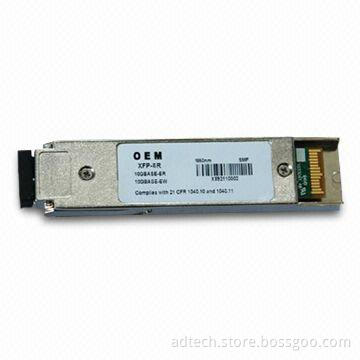 SFP Fiber Optical Module, 1.25GB with Duplex LC Connector, RoHS Compliant